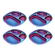 Wholesale Balanced Bites Compartment Plates - Packs of 4