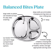 Wholesale Balanced Bites Compartment Plate